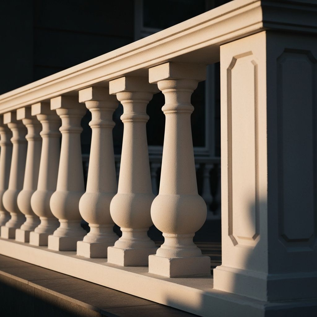 Detalhe da grade chanfrada de concreto pré-moldado